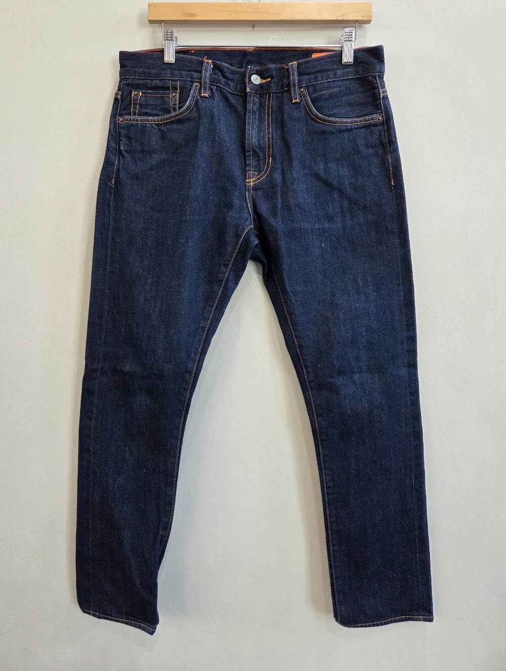 Jean Shop Blue Selvedge Denim Skinny Jean Size 32 Medium 29"